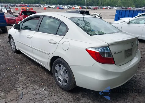 2012 Honda Civic Hybrid z USA, uszkodzony, nr VIN JHMFB4F21CS002478